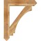 Ekena Millwork Imperial Arts & Crafts Rough Sawn Bracket, Western Red Cedar, 6"W x 36"D x 44"H BKT06X36X44IMP03RWR - alternate 3